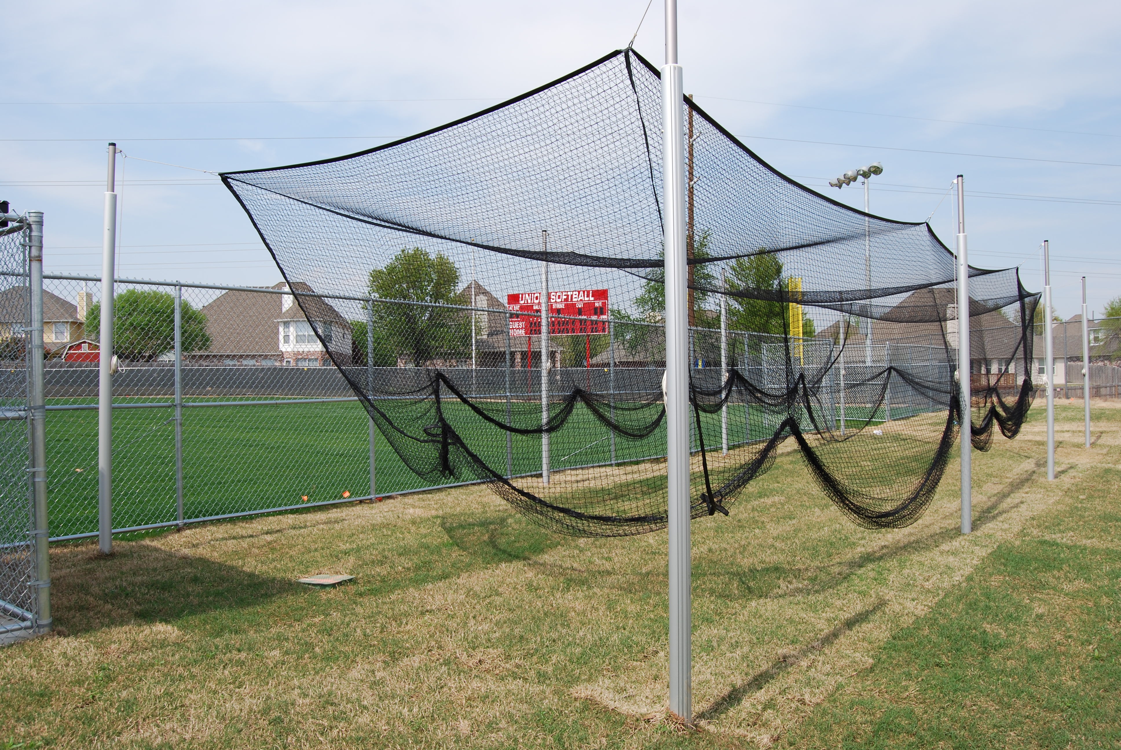 Outdoor Multi-Sport Cage Net, 3/4" Square Mesh | GARED