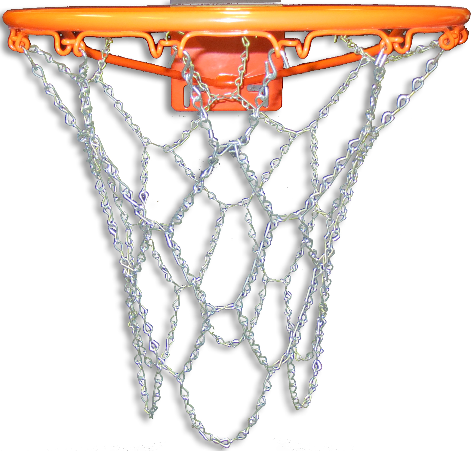 Anti-Whip Nylon Chain Basketball Net Galvanized Steel Strong Goal Rim Hoop Mesh 
